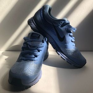 Blue Nike Running Shoes